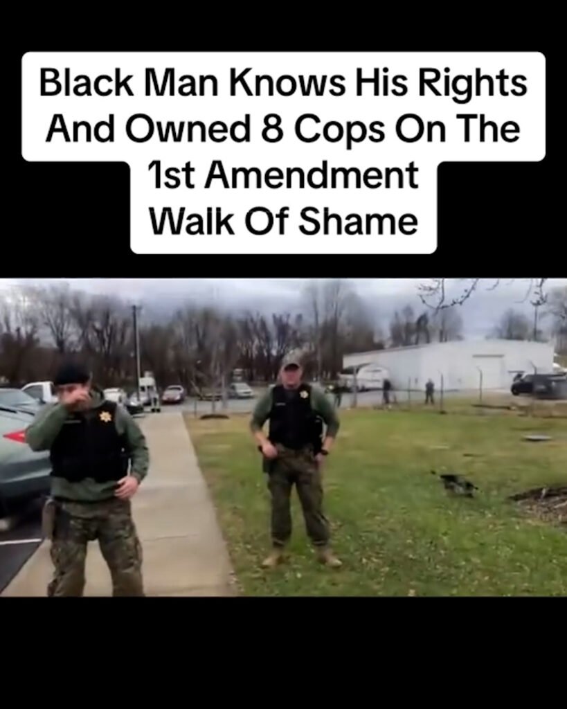 Black Man Knows His Rights and Owned 8 Cops on the First Amendment Walk of Shame