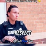 Auditor Makes Officer Cry After Intense Rights Argument