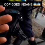 Officer Throws Man Off Bike Out of Nowhere