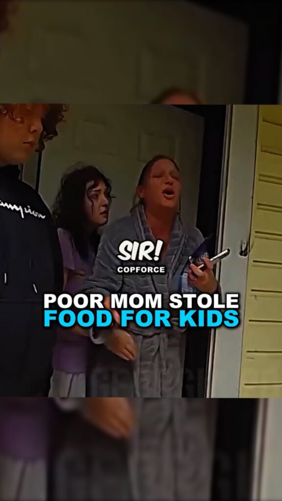 Poor Mom Stole Food for Kids