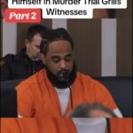 Man Defending Himself in Murder Trial Grills Witnesses