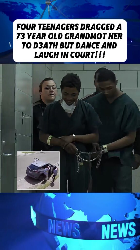 Four Teenagers Dragged a 73-Year-Old Grandmother to D*ath but Danced and Laughed in Court