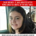 Chloe Brewer, 12, Was Abducted After Being Lured to a Motel by an Adult Male