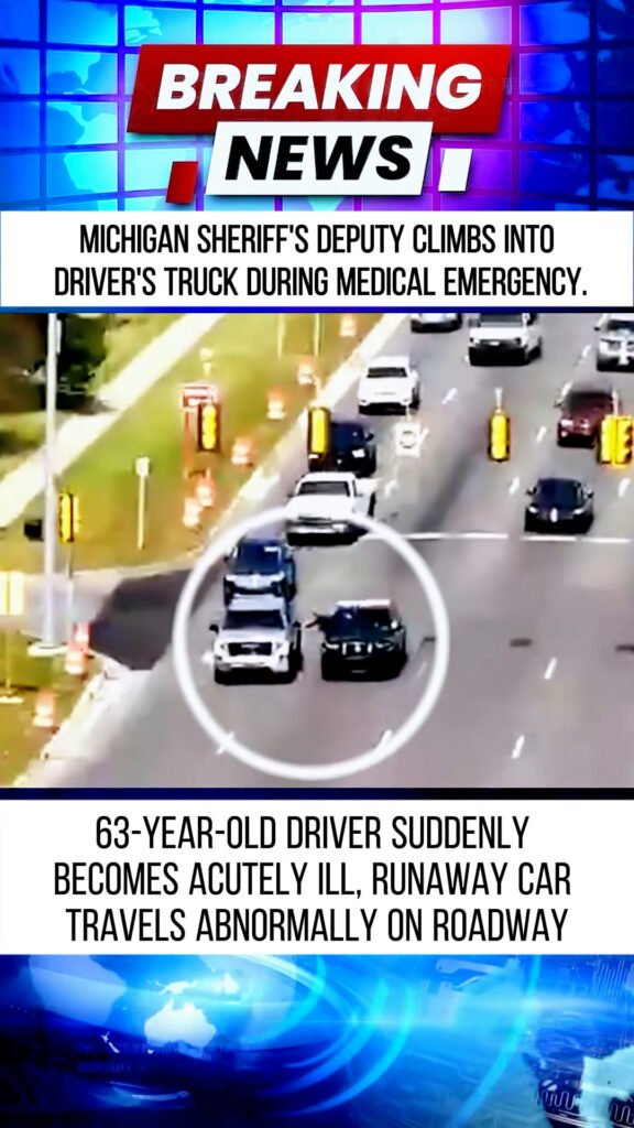 Michigan Deputy Climbs Into Driver’s Truck During Medical Emergency