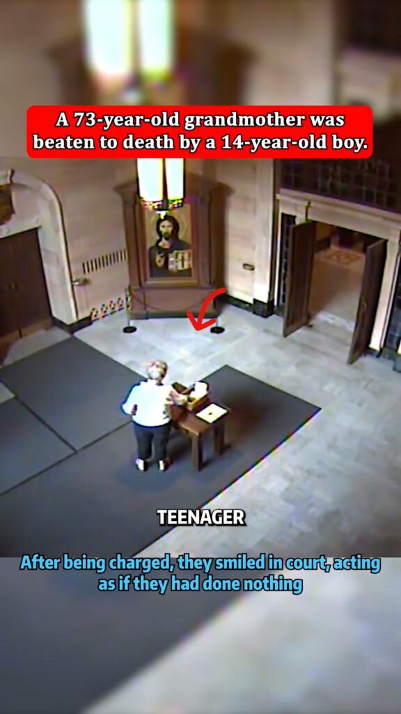 A 73-year-old grandmother was beaten to death by a 14-year-old boy