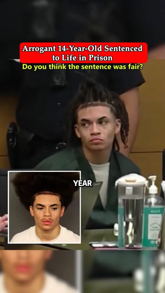 Arrogant 14-year-old sentenced to life in prison
