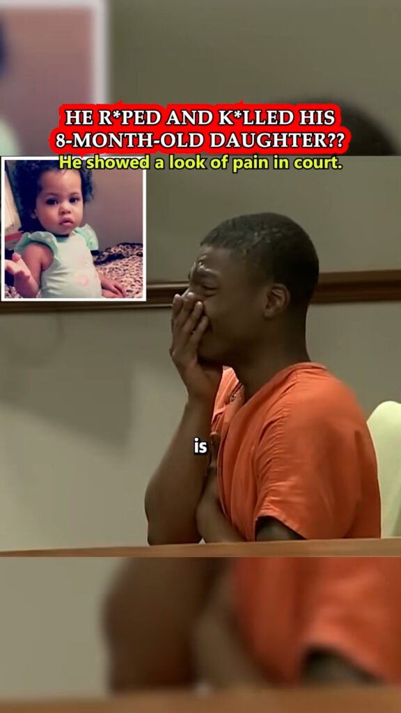 He raped and killed his 8-month-old daughter — he showed a look of pain in court
