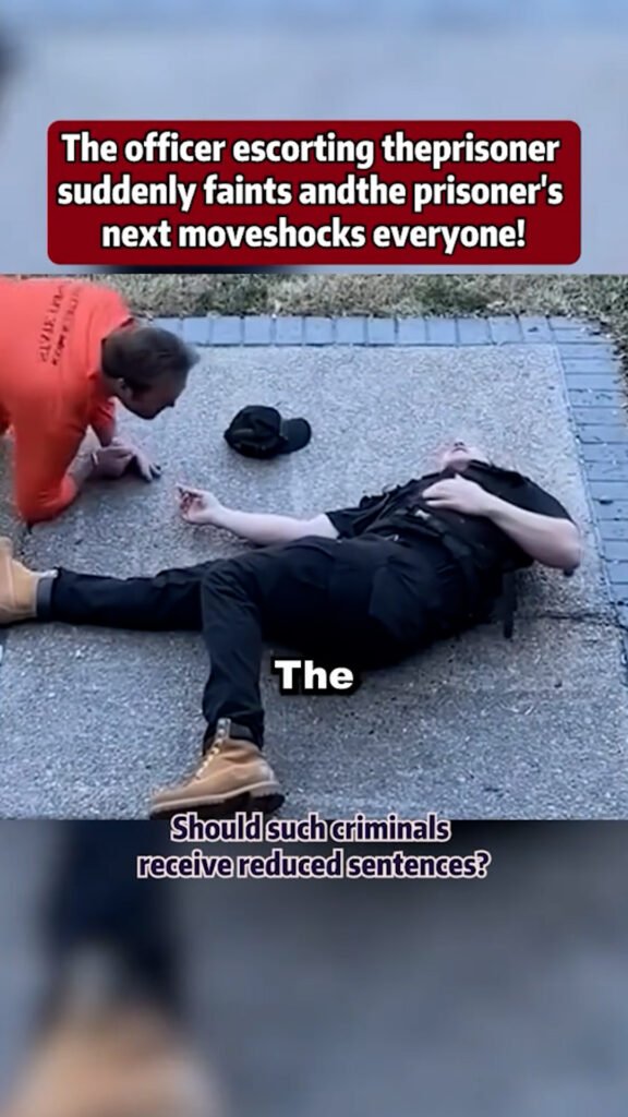 The Officer Escorting the Prisoner Suddenly Faints — and the Prisoner’s Next Move Shocks Everyone!