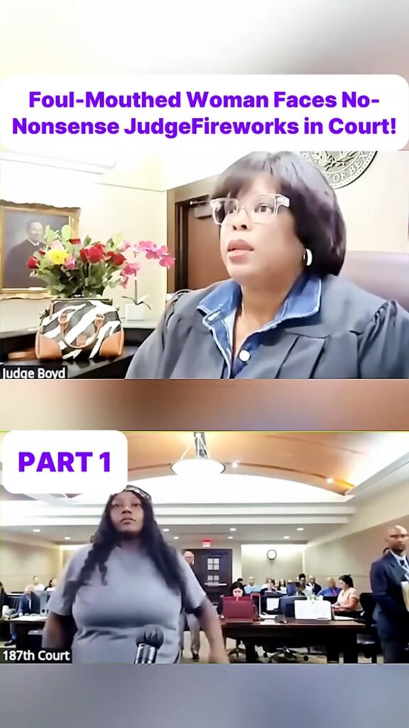 Foul-Mouthed Woman Faces No-Nonsense Judge – Fireworks in Court!