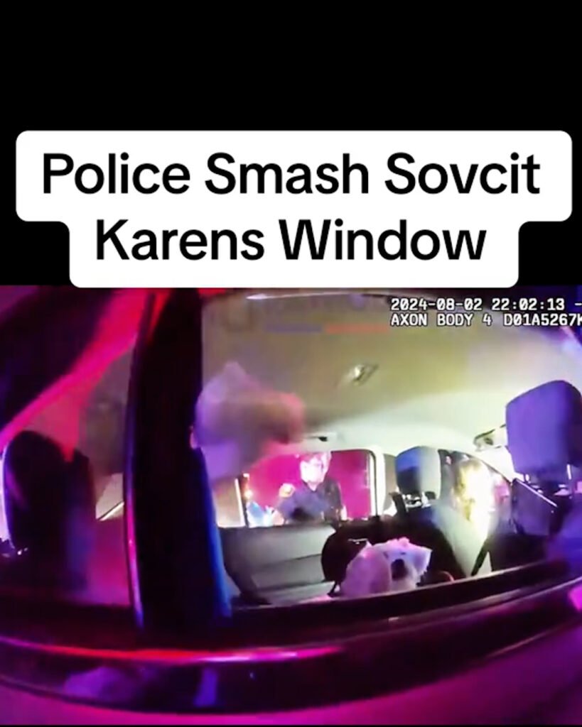 Karen Gets Her Window Smashed for Refusing to Leave Her Car