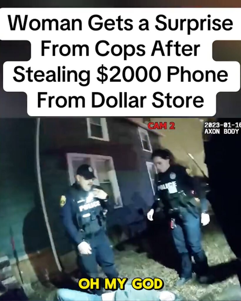 Woman Gets a Surprise from Cops After Stealing a $2,000 Phone from Dollar Store