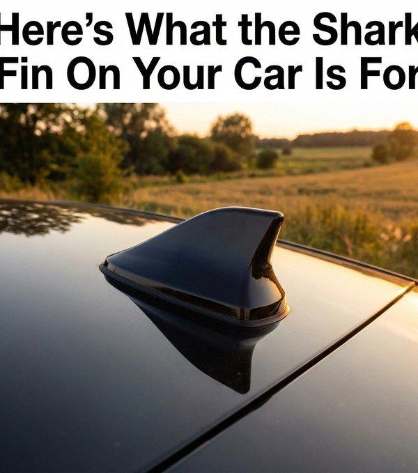 The shark fin on your car serves an important purpose