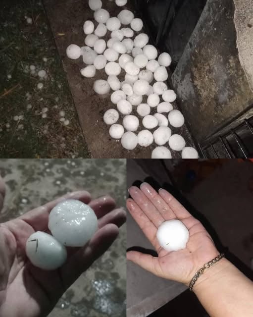 Red Alert: Strong hail just hit S-town… See more