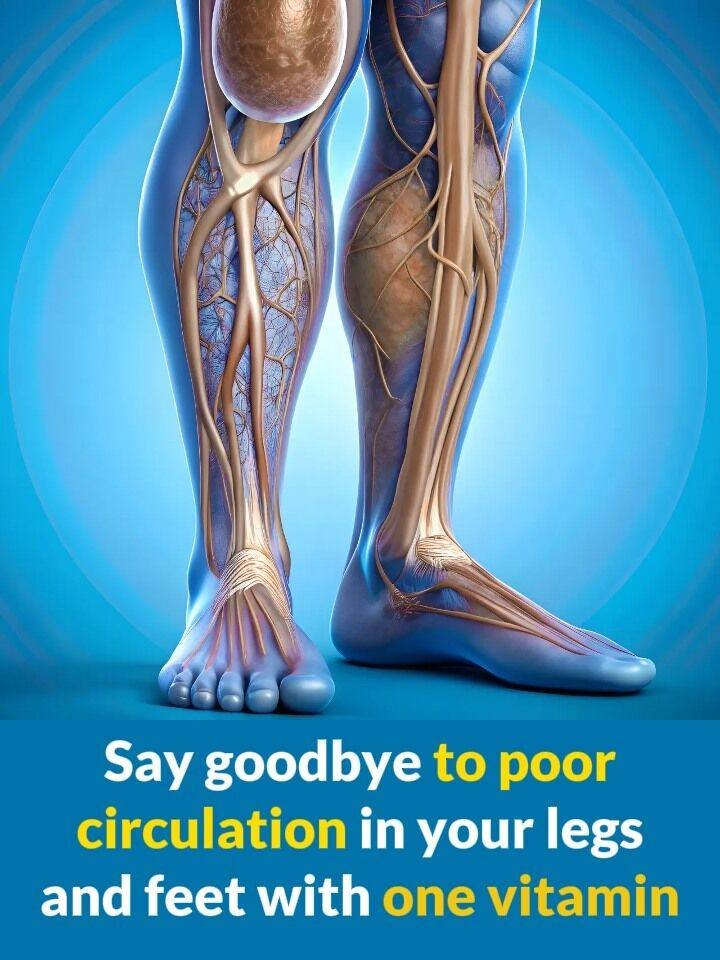 The best vitamin to eliminate poor circulation in legs and feet has surprised many health experts.