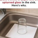 Why Some People Leave a Glass Upside Down in the Sink Before Vacation — And What It Actually Does