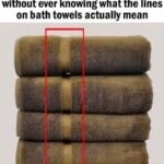 The Secret Behind the Lines on Bath Towels