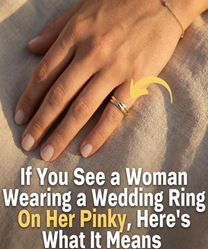 What It Really Means When a Woman Wears a Wedding Ring on Her Pinky Finger