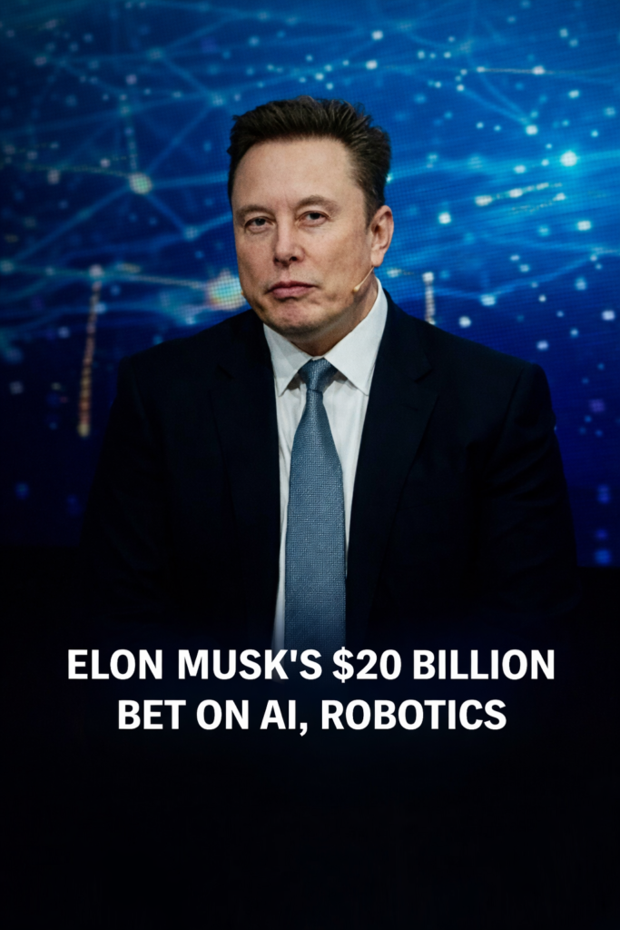 Elon Musk’s $20 Billion Bet: How Tesla Is Reinventing Itself