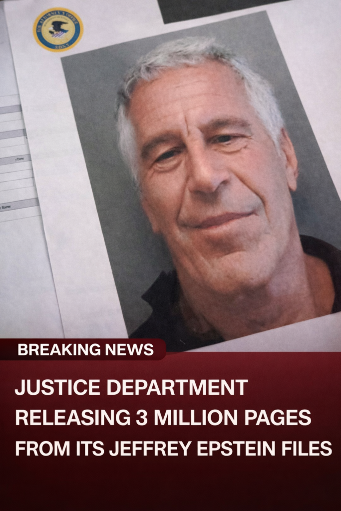 Justice Department Publishes Millions of Pages from Epstein Investigation Files