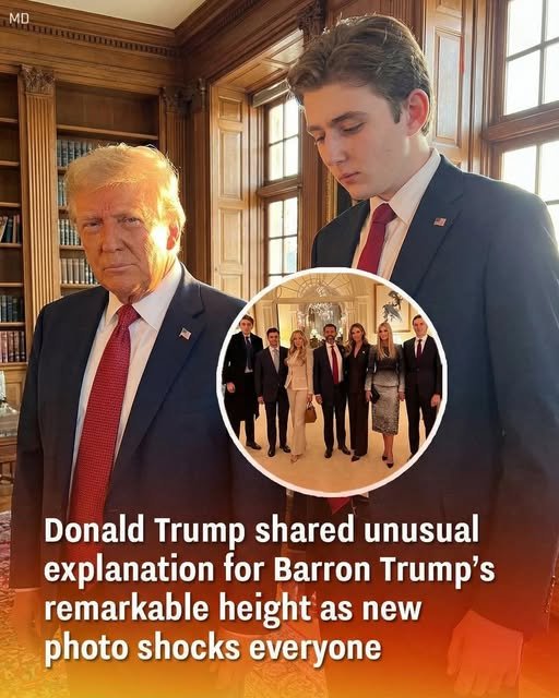 Trump’s Explanation for Barron’s Height Sparked Curiosity — Here’s Why It Caught On