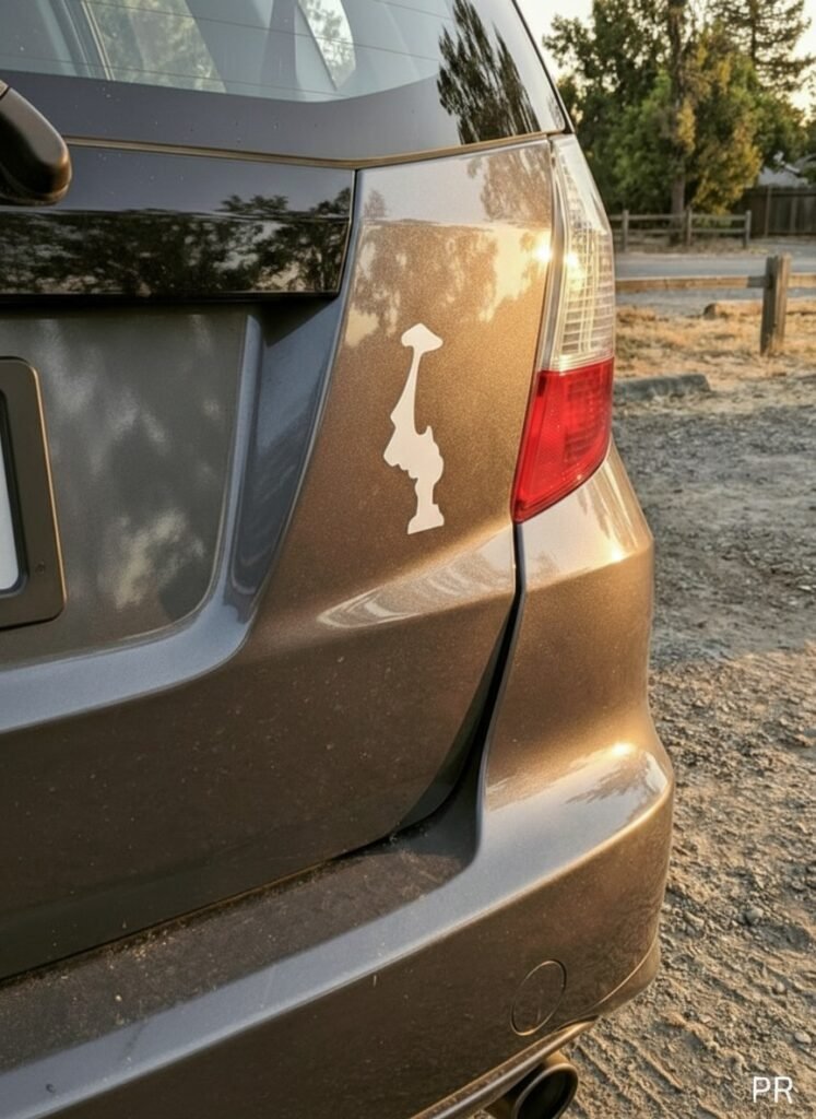 Why an Upside-Down Sticker on Cars Is Catching People’s Attention