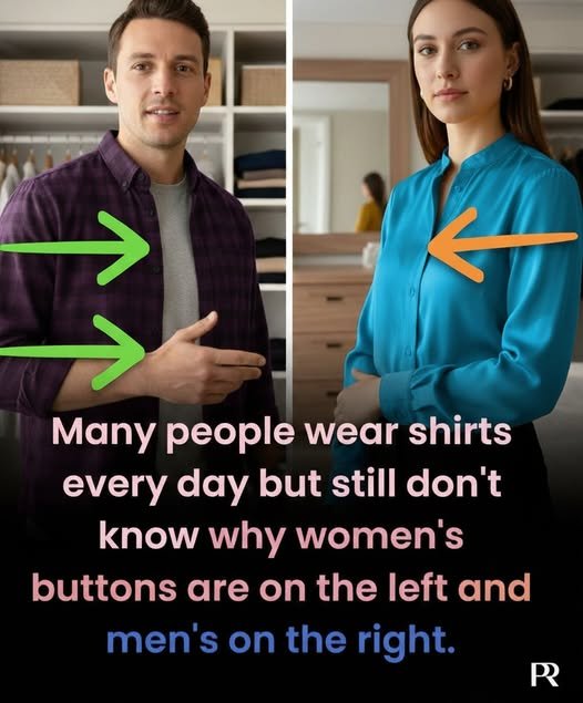 Why Women’s Shirts Button on the Opposite Side — And Why the Reason Still Matters