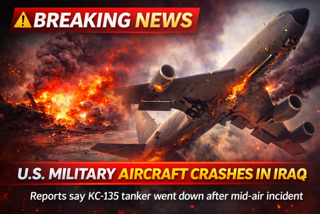 🚨 BREAKING: Reports Say U.S. Fighter Jet Crashed in Iraq Less Than an Hour Ago