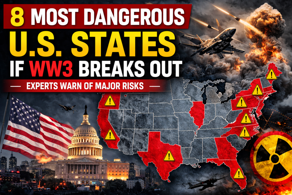 Which U.S. States Could Face the Greatest Risk if Global Conflict Escalates?