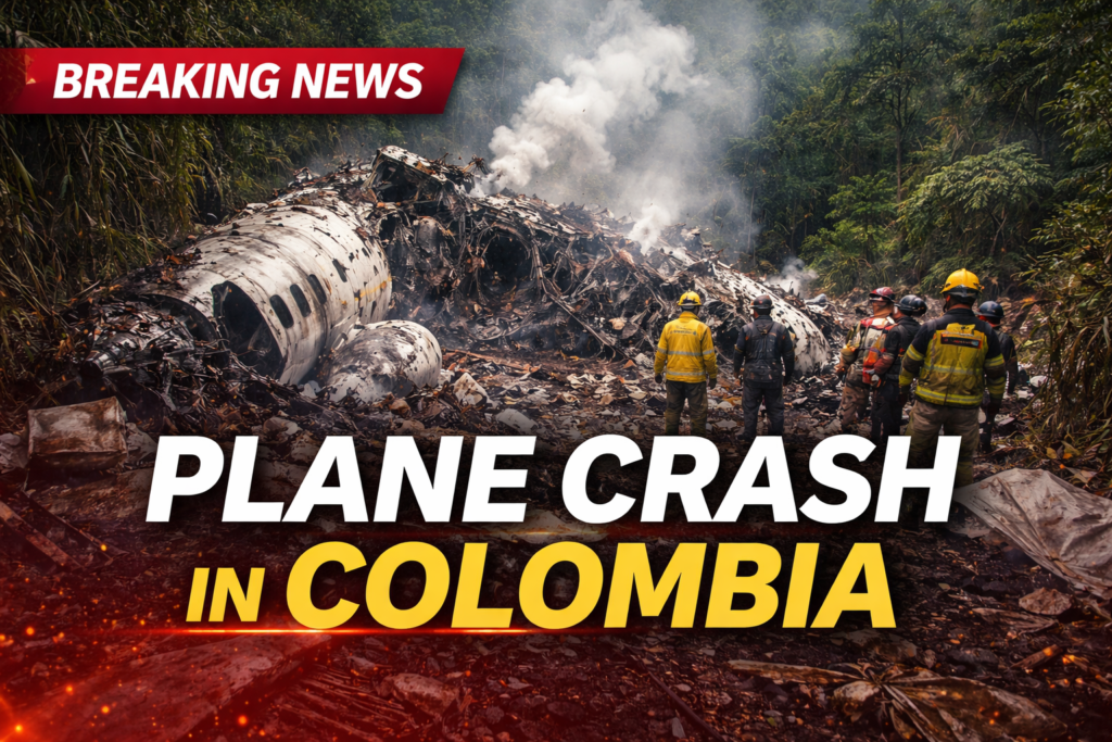 A Plane Crash in Colombia Leaves Dozens Dead and Raises Urgent Questions