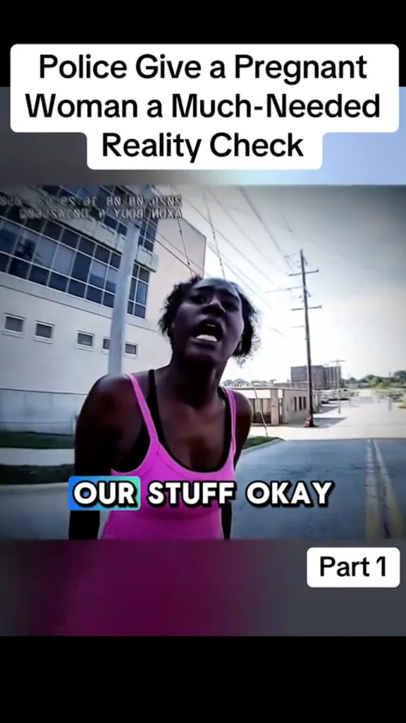 A Tense Encounter Unfolds as Officers Confront a Pregnant Woman in a Moment That Sparked Debate
